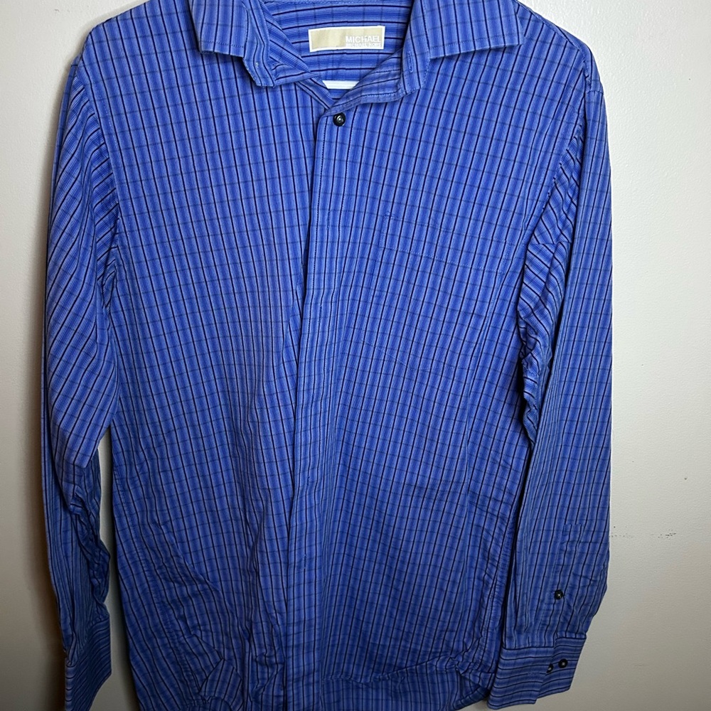 Blue Striped Men's Shirt